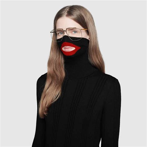 balaclava like gucci|guccis balaclava knit top.